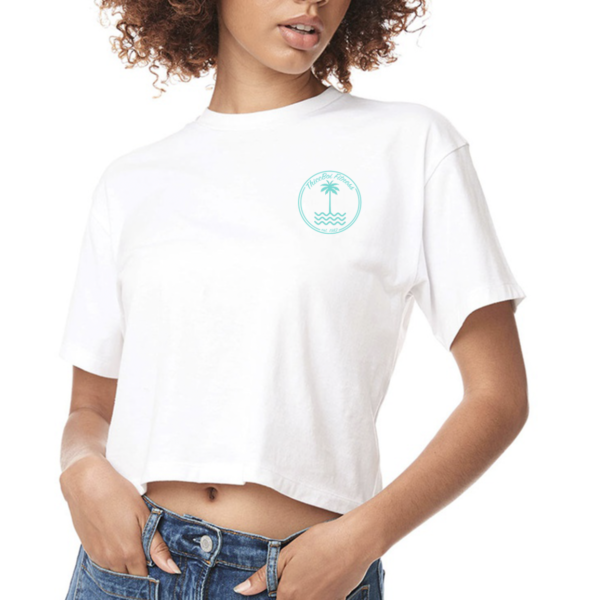ThiccBoi Summer 3 - White Crop T-shirt - Image 2