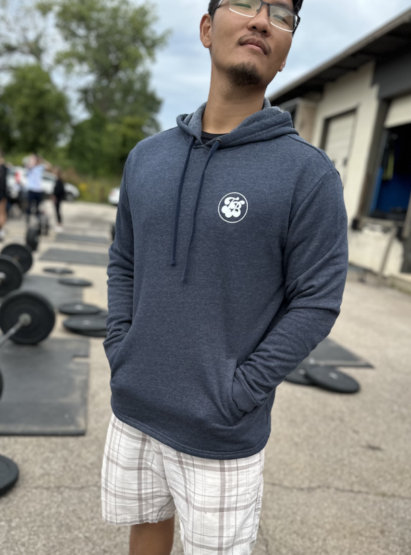 ThiccBoi Malibu Navy Unisex Sweatshirt Hoodie - Image 2