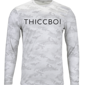 Sunset Beach Performance White Camo Long Sleeve