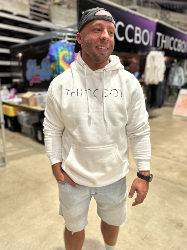Monterey White ThiccBoi Camo Fleece Hoodie - Image 2