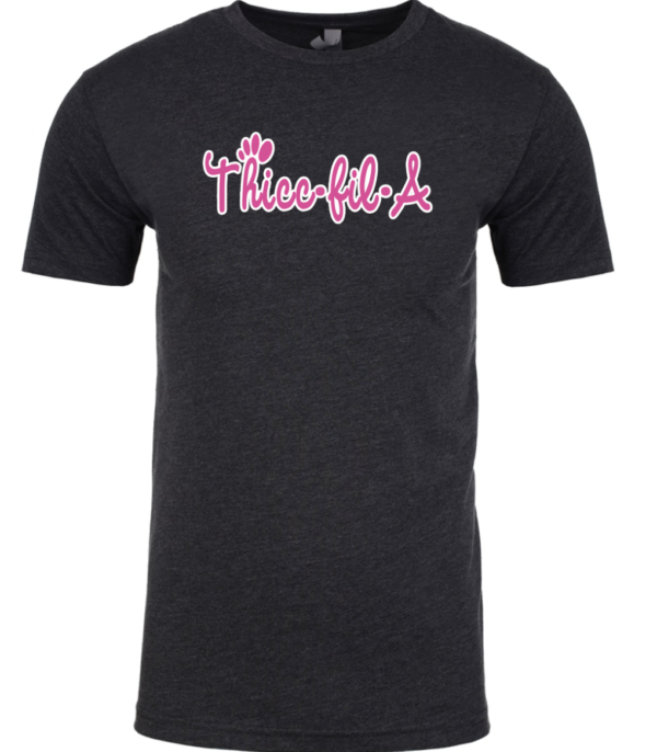 Thicc-fil-A - Charcoal Unisex T-shirt