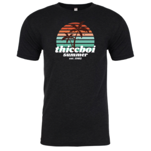 ThiccBoi Summer - Vintage Black Unisex T-shirt