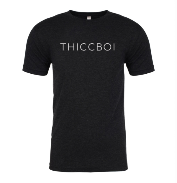 ThiccBoi Sleek - Black Unisex T-shirt