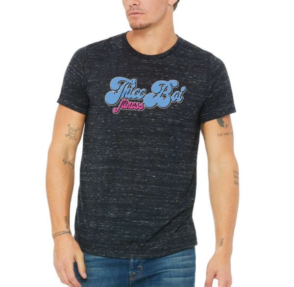 ThiccBoi Classic Logo - Black Marble Unisex T-shirt