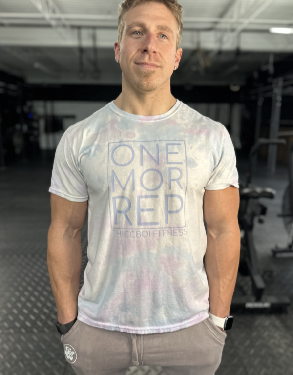 "ONE MOR REP" Purple Dream Ultra Soft Tie-Dye Tshirt - Image 2
