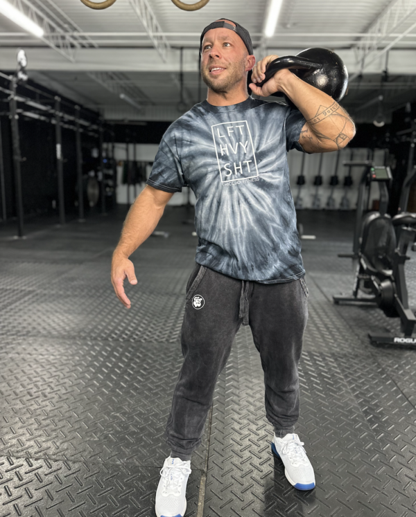 Vintage Joggers - Black Acid Wash - Image 3