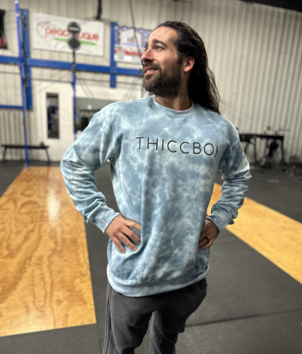 Laguna THICCBOI Tie-Dye Fleece Crew Sweatshirt - Image 2