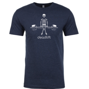 Deadlift - Navy Unisex T-shirt