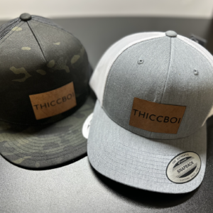 ThiccBoi Leather Patch Trucker Hat
