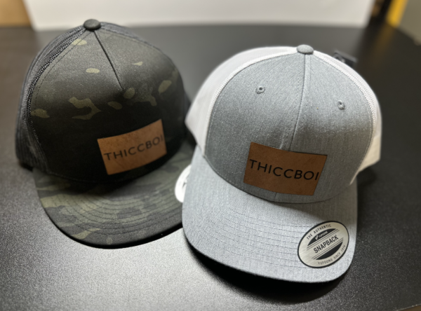 ThiccBoi Leather Patch Trucker Hat