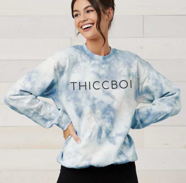 Laguna THICCBOI Tie-Dye Fleece Crew Sweatshirt